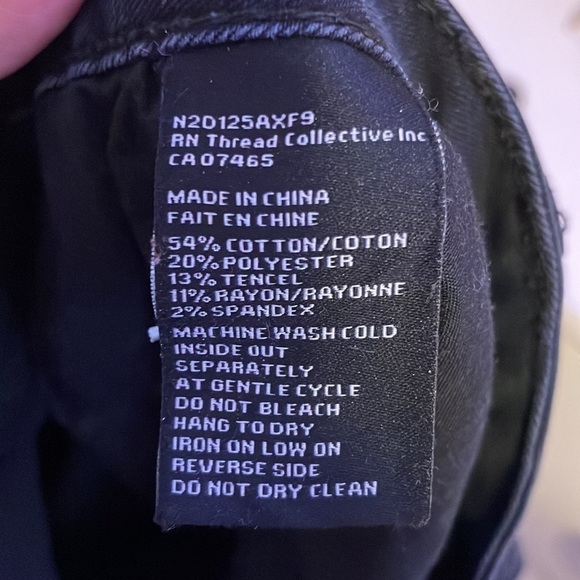 Numero Women’s Tuxedo Strip Skinny Jeans Size 31 - Picture 8 of 8